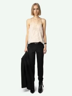 Zadig & Voltaire Cabri Silk Camisole Sweet