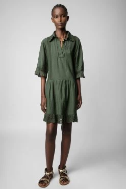 Zadig & Voltaire Rosea Dress Kaki