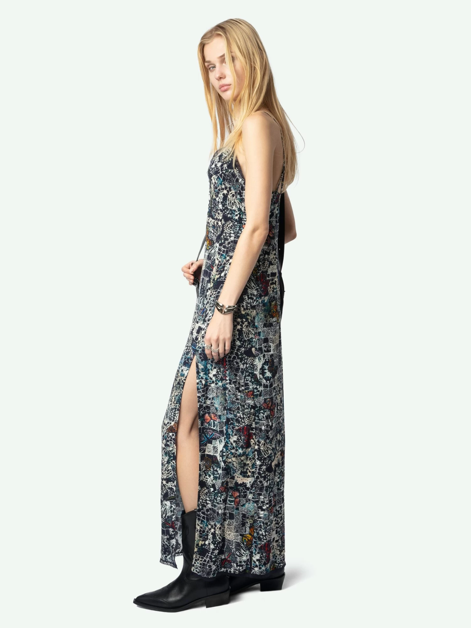 Zadig & Voltaire Ramelil Dress Encre - Image 4