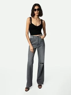 Zadig & Voltaire Evy Jeans Grey