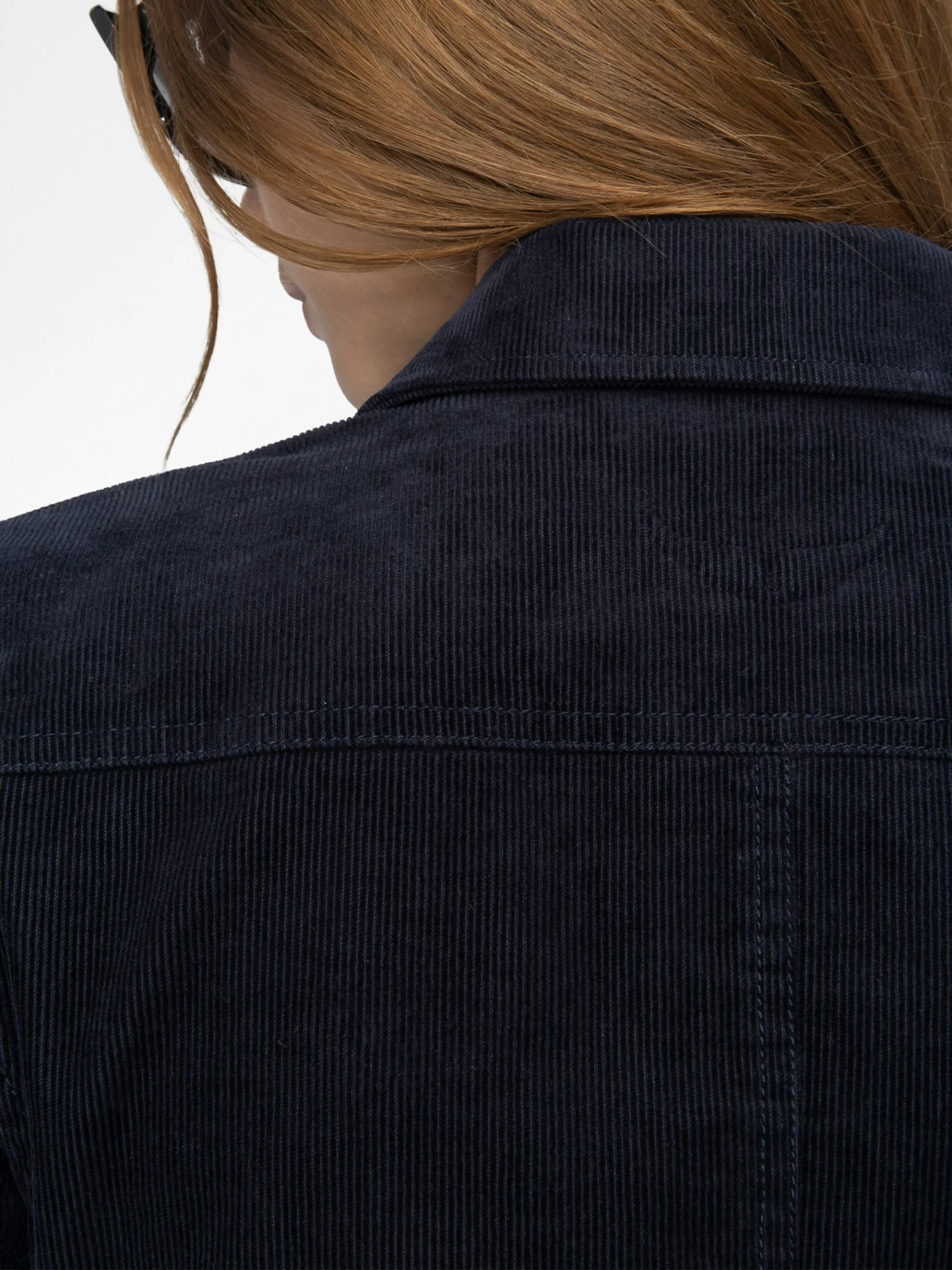 Zadig & Voltaire Liam Women's Blue Corduroy Jacket Encre - Image 7