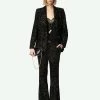 Zadig & Voltaire Prevy Velvet Pants Black