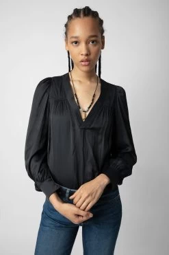Zadig & Voltaire Telia Blouse Black