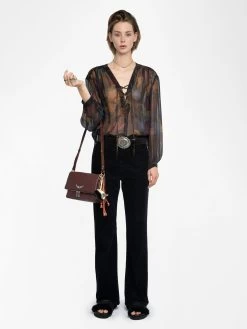 Zadig & Voltaire Tamela Shirt Dark Chocolate
