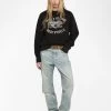 Zadig & Voltaire Upper Sweatshirt Dark Chocolate