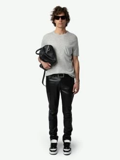 Zadig & Voltaire Jimmy Cashmere Sweater Gris Chine Clair