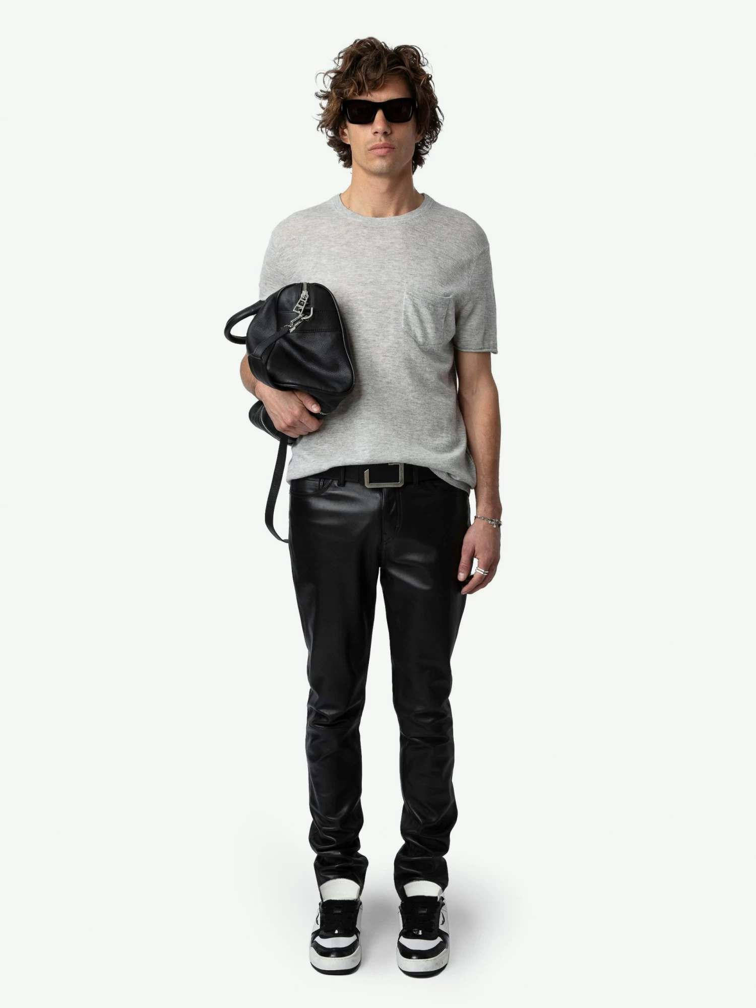 Zadig & Voltaire Jimmy Cashmere Sweater Gris Chine Clair