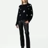 Zadig & Voltaire Markus Stars Cashmere Sweater Black