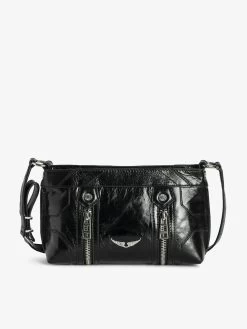 Zadig & Voltaire Sunny Mood Vintage Patent Bag Noir