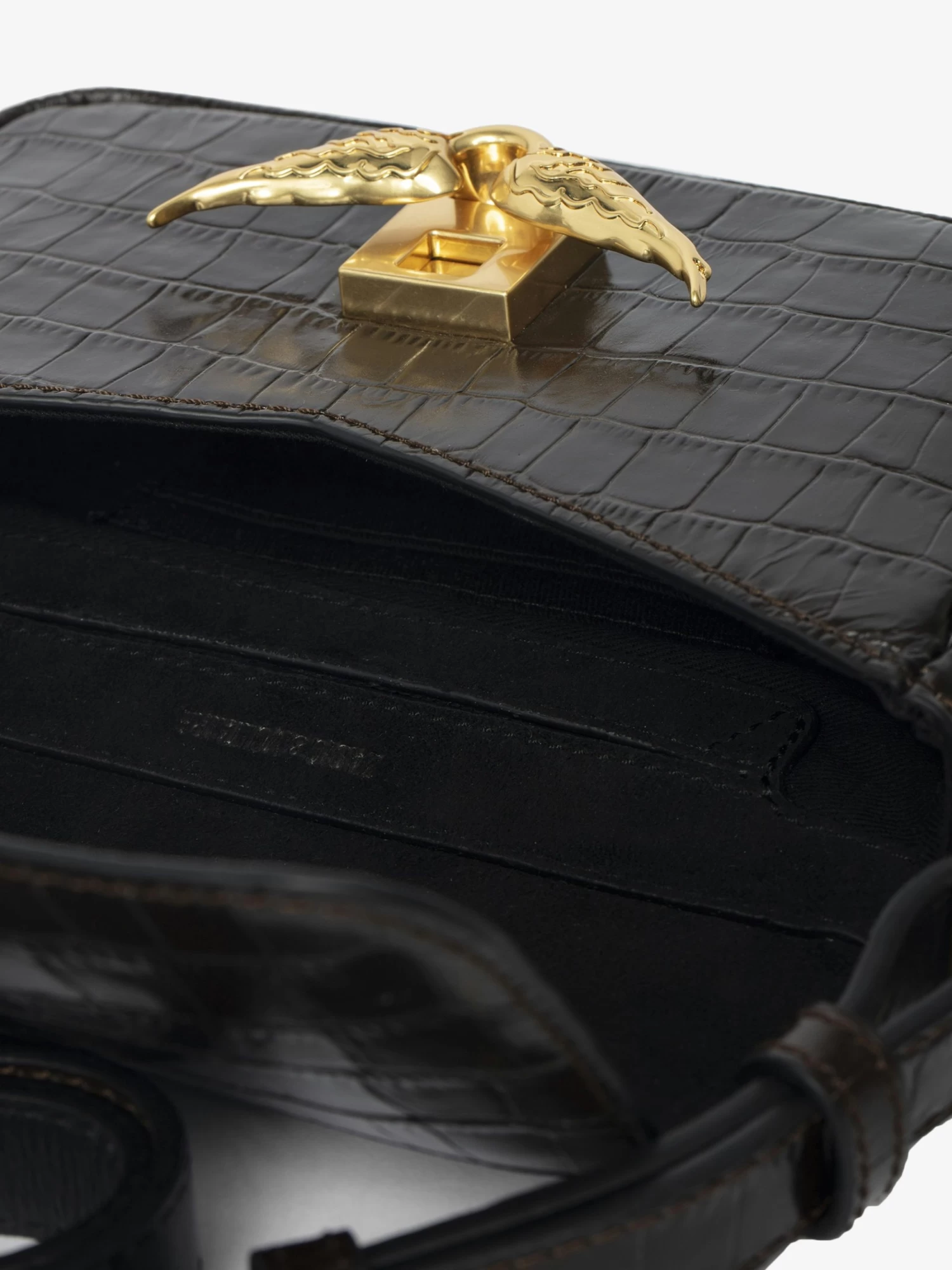 Zadig & Voltaire Le Zazi Croco Bag Wood - Image 5