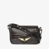 Zadig & Voltaire Le Zazi Croco Bag Wood