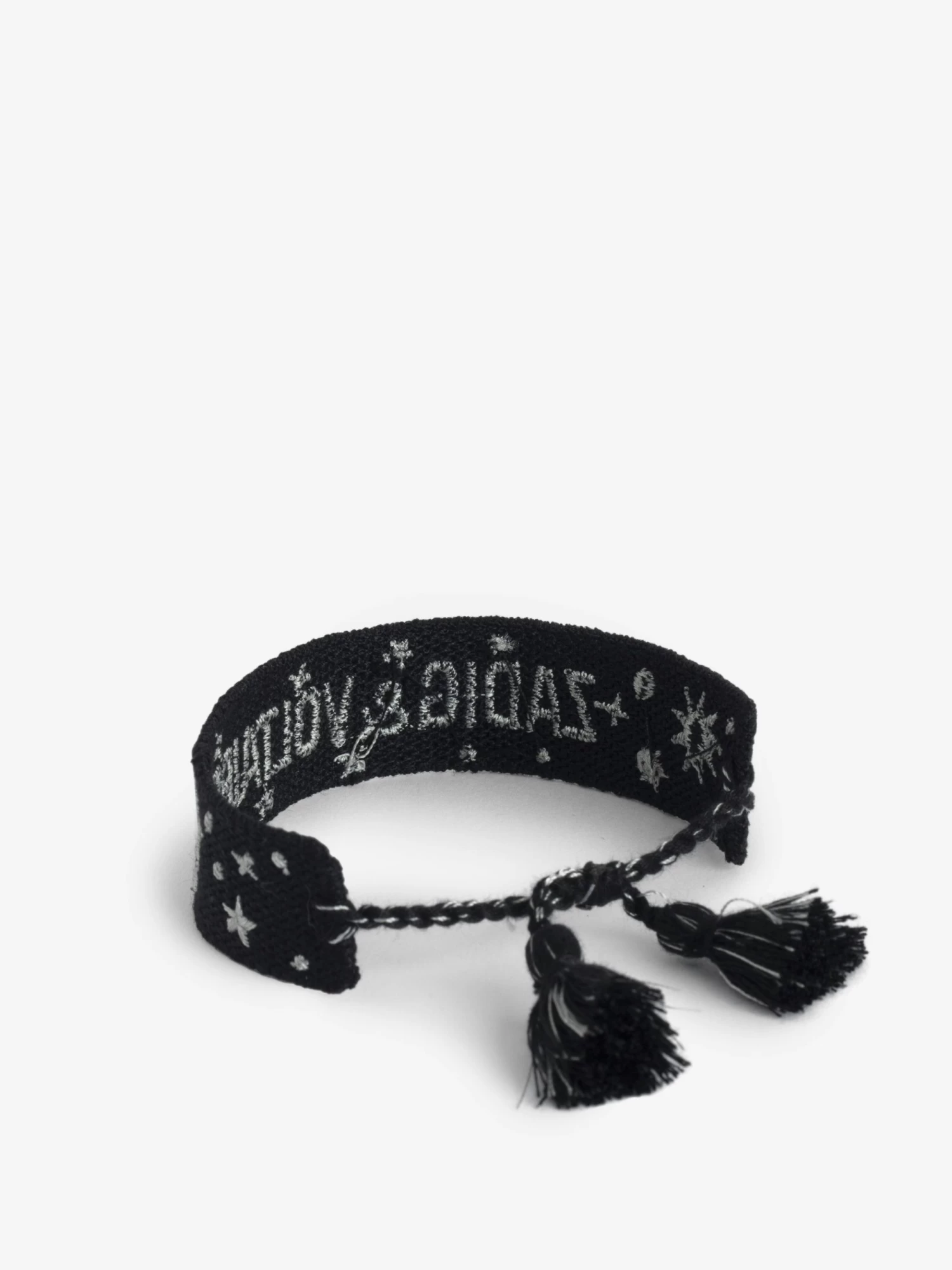 Zadig & Voltaire Woven Zadig Bracelet Black - Image 4