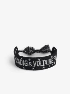 Zadig & Voltaire Woven Zadig Bracelet Black