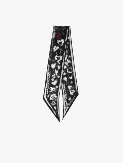 Zadig & Voltaire Jessie Silk Scarf Black