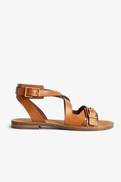 Zadig & Voltaire Cecilia Caprese Sandals Tawny