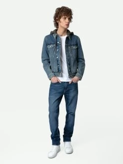 Zadig & Voltaire Bases Denim Jacket Stone