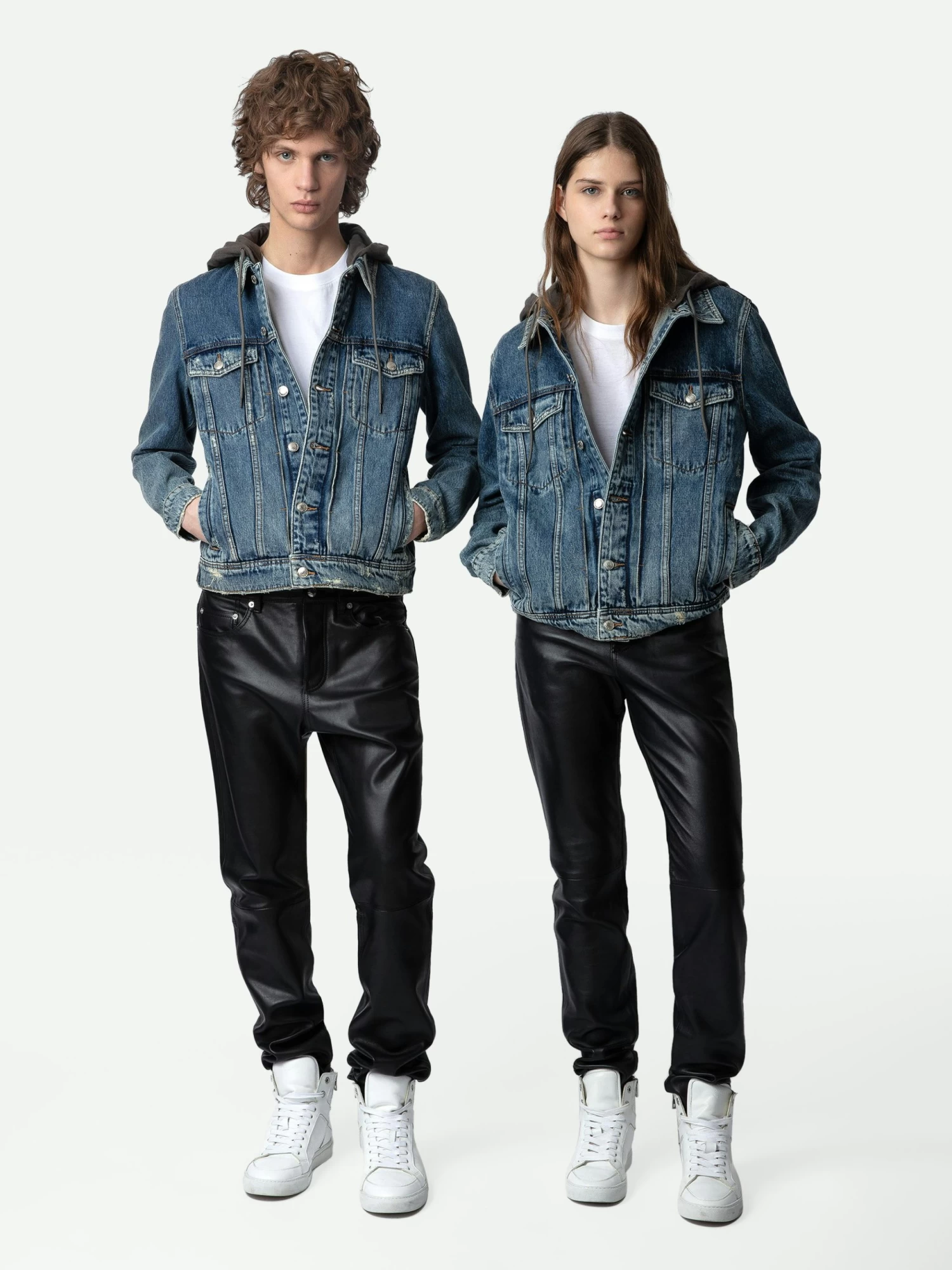Zadig & Voltaire Bases Denim Jacket Stone - Image 2