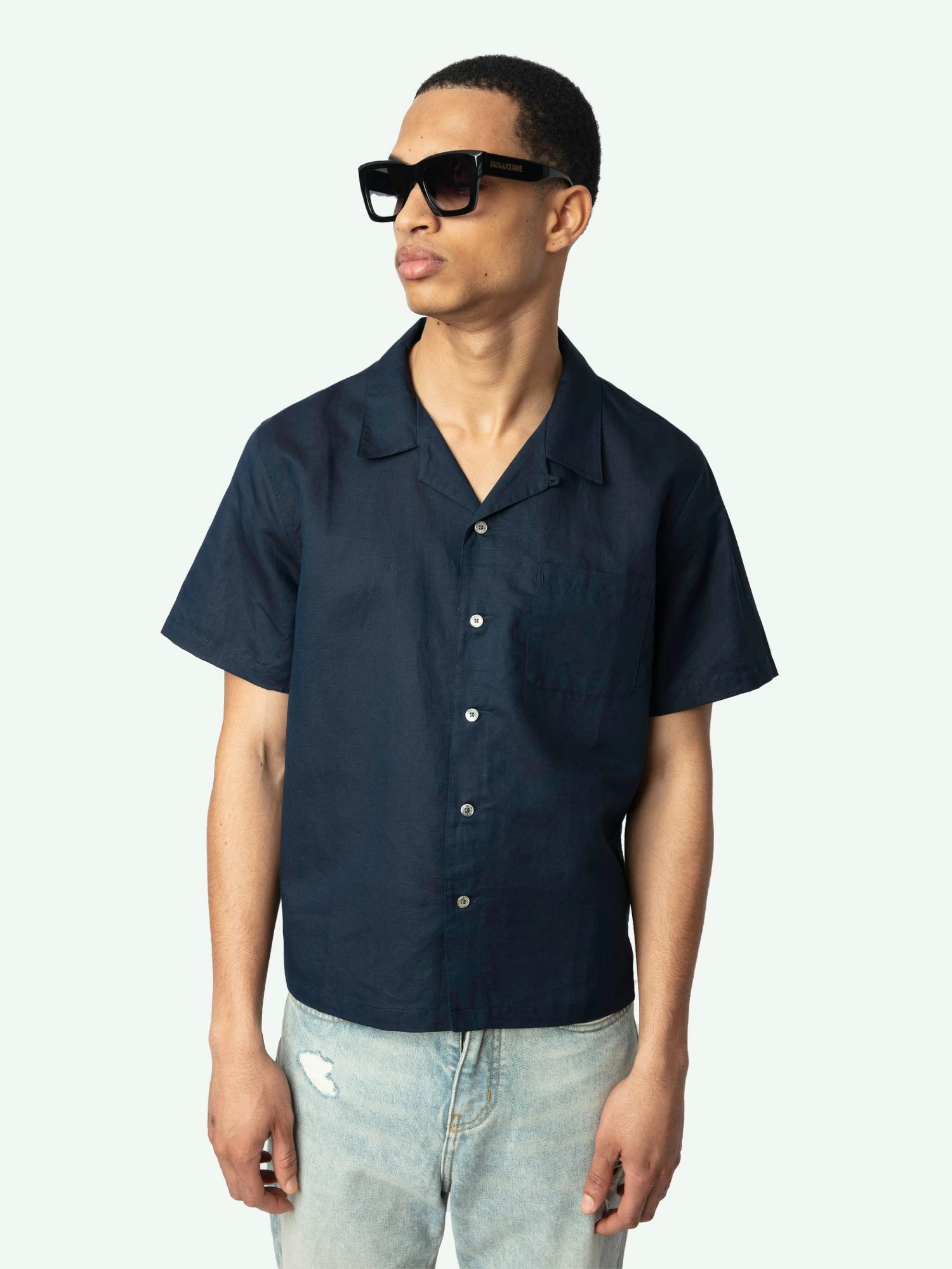 Zadig & Voltaire Slony Shirt Encre - Image 4