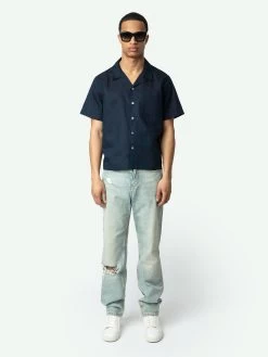 Zadig & Voltaire Slony Shirt Encre