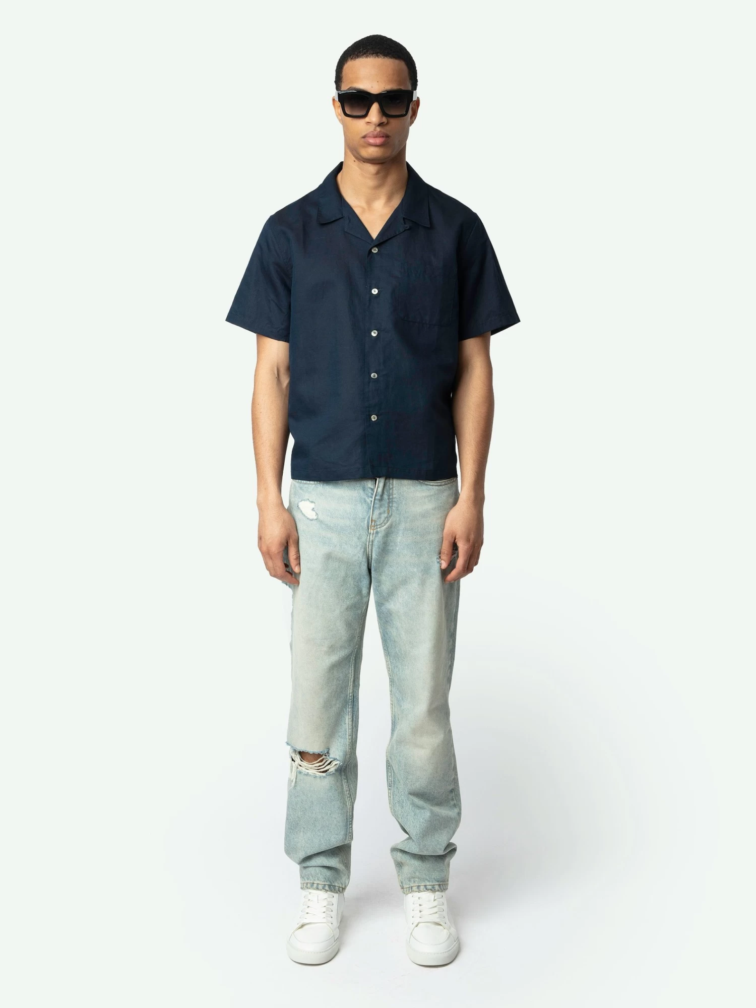 Zadig & Voltaire Slony Shirt Encre