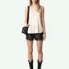 Zadig & Voltaire Christy Heart Camisole Pearly