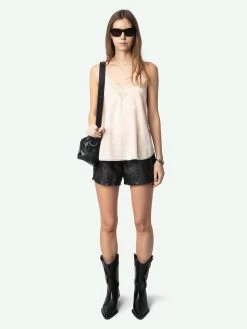Zadig & Voltaire Christy Heart Camisole Pearly