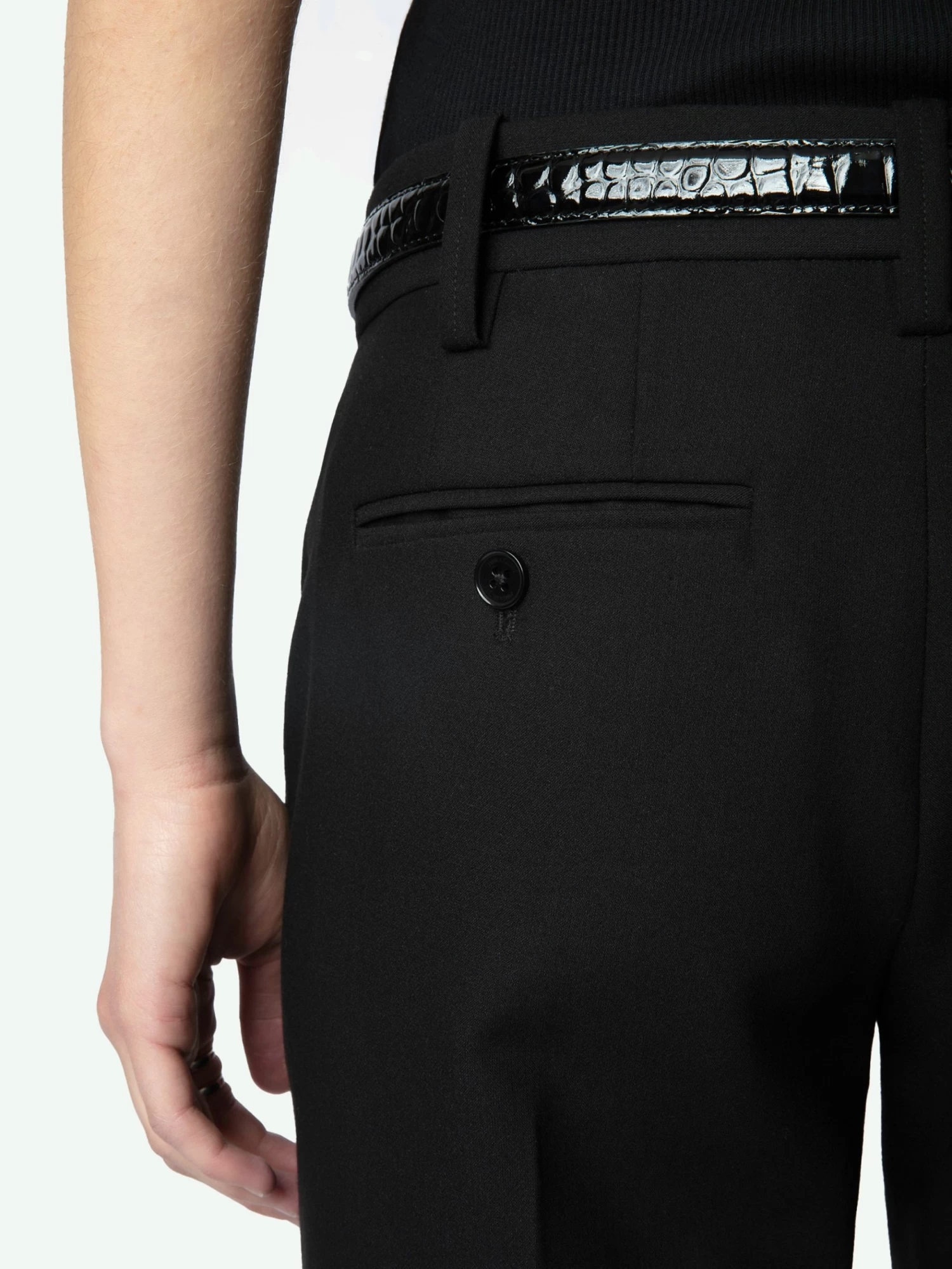 Zadig & Voltaire Prune Strass Star Trousers Black - Image 6