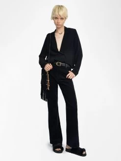 Zadig & Voltaire Tussi Soft Shirt Black